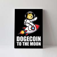 DogeCoin To The Moon Doge Crypto Canvas