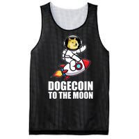 DogeCoin To The Moon Doge Crypto Mesh Reversible Basketball Jersey Tank