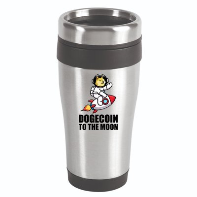 DogeCoin To The Moon Doge Crypto 16oz Travel Tumbler