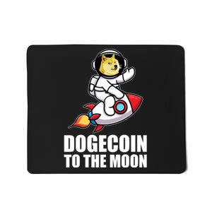 DogeCoin To The Moon Doge Crypto Mousepad