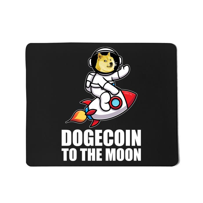 DogeCoin To The Moon Doge Crypto Mousepad