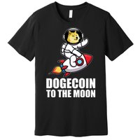 DogeCoin To The Moon Doge Crypto Premium T-Shirt