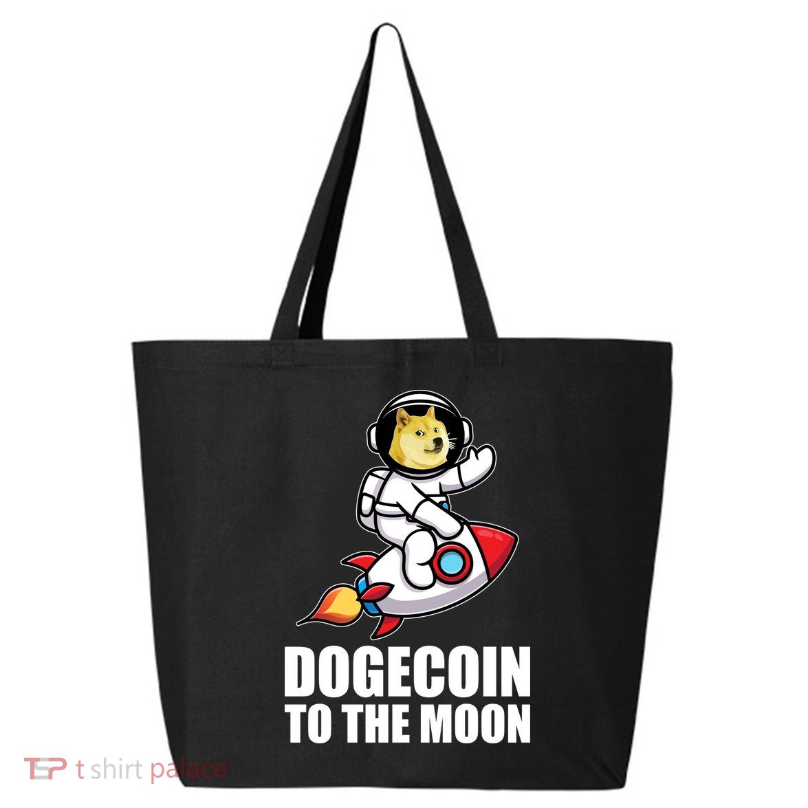 DogeCoin To The Moon Doge Crypto 25L Jumbo Tote