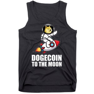 DogeCoin To The Moon Doge Crypto Tank Top