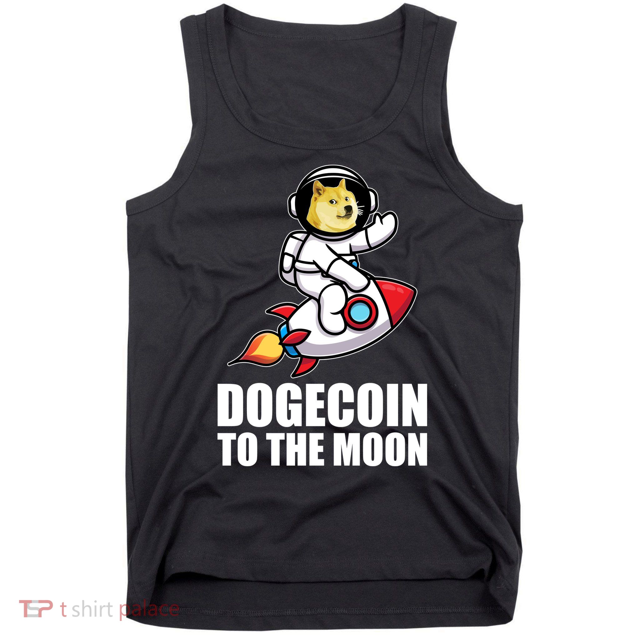 DogeCoin To The Moon Doge Crypto Tank Top