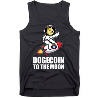 DogeCoin To The Moon Doge Crypto Tank Top