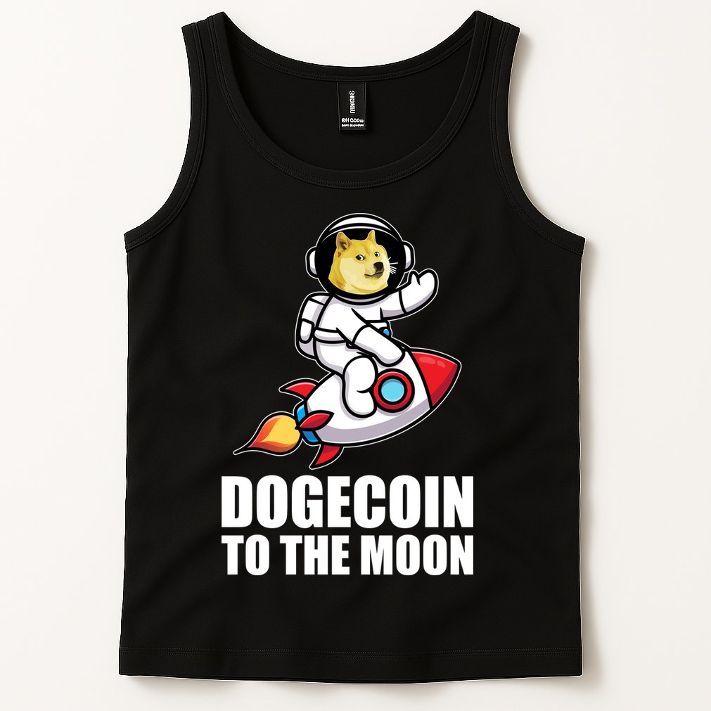 DogeCoin To The Moon Doge Crypto Tank Top