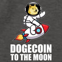 DogeCoin To The Moon Doge Crypto Vector Backpack