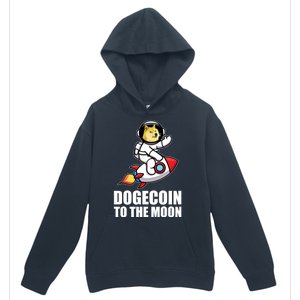 DogeCoin To The Moon Doge Crypto Urban Pullover Hoodie