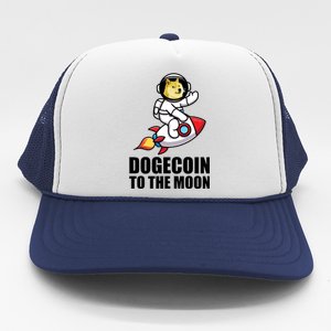 DogeCoin To The Moon Doge Crypto Trucker Hat