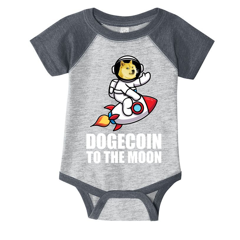 DogeCoin To The Moon Doge Crypto Infant Baby Jersey Bodysuit