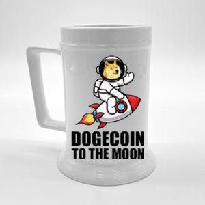 DogeCoin To The Moon Doge Crypto Beer Stein