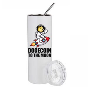 DogeCoin To The Moon Doge Crypto Stainless Steel Tumbler