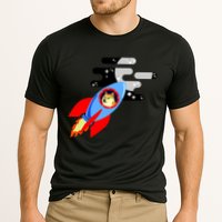 Dogecoin To the Moon Hodl Crypto Currency Cooling Performance Crew T-Shirt