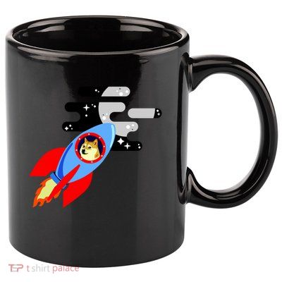 Dogecoin To the Moon Hodl Crypto Currency 11oz C Handle Ceramic Mug