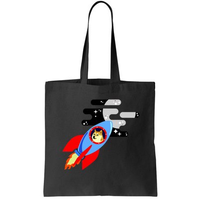 Dogecoin To the Moon Hodl Crypto Currency Bag