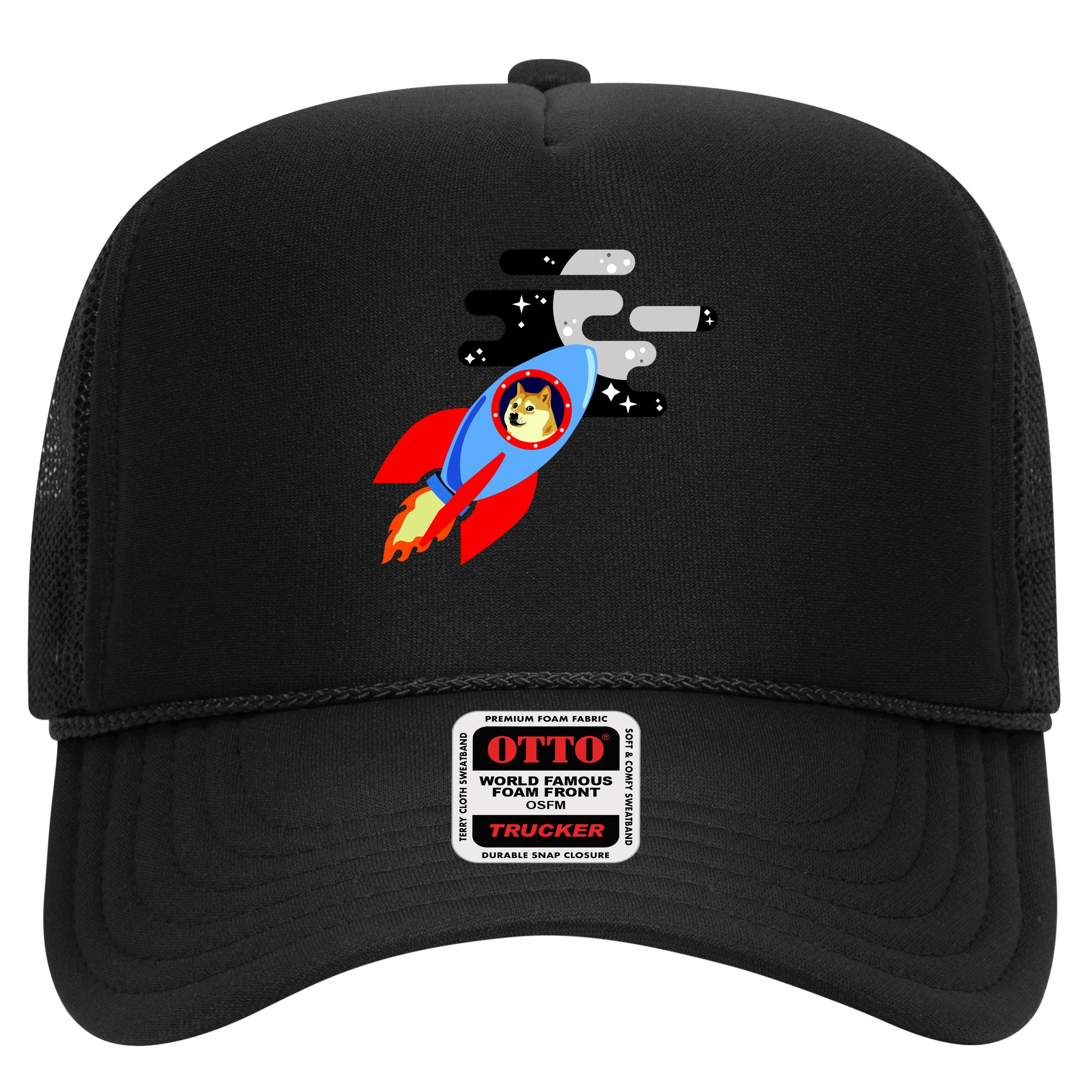 Dogecoin To the Moon Hodl Crypto Currency Hat