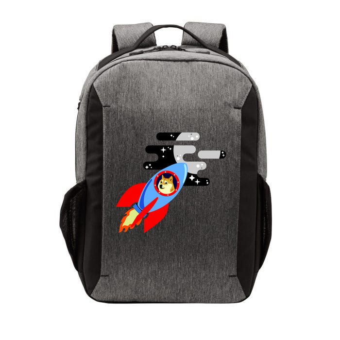 Dogecoin To the Moon Hodl Crypto Currency Vector Backpack