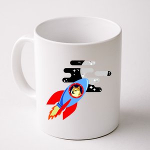 Dogecoin To the Moon Hodl Crypto Currency Coffee Mug