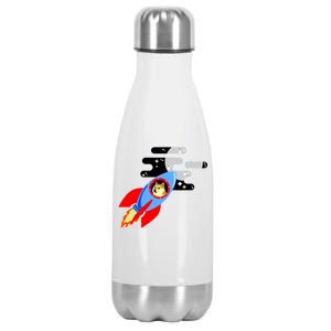 Dogecoin To the Moon Hodl Crypto Currency Stainless Steel Insulated Water Bottle