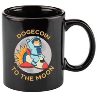 Dogecoin To The Moon Logo 11oz C Handle Ceramic Mug
