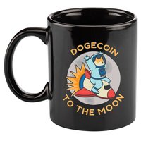 Dogecoin To The Moon Logo 11oz C Handle Ceramic Mug