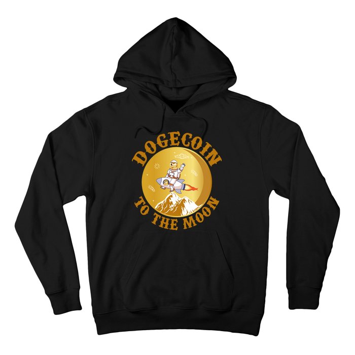 Dogecoin Vintage To The Moon Hoodie