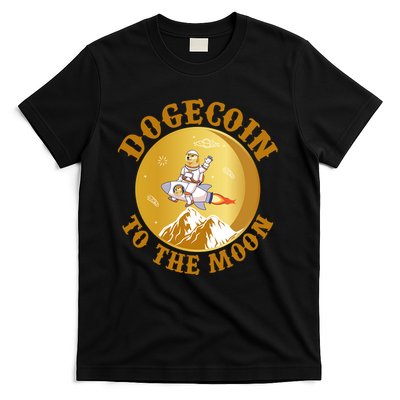 Dogecoin Vintage To The Moon T-Shirt