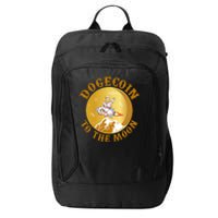 Dogecoin Vintage To The Moon City Backpack