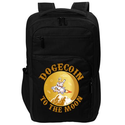 Dogecoin Vintage To The Moon Impact Tech Backpack