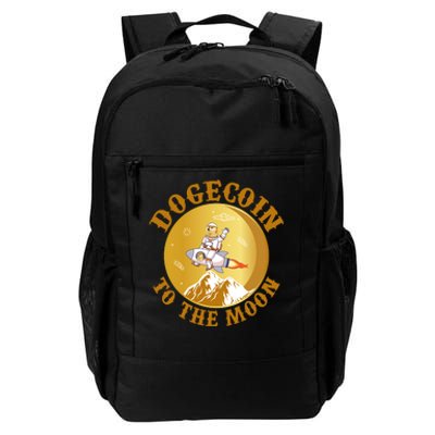 Dogecoin Vintage To The Moon Daily Commute Backpack