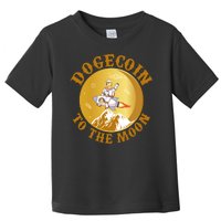 Dogecoin Vintage To The Moon Toddler T-Shirt