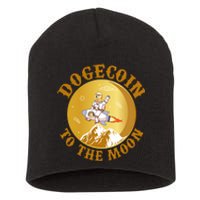 Dogecoin Vintage To The Moon Short Acrylic Beanie