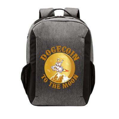 Dogecoin Vintage To The Moon Vector Backpack