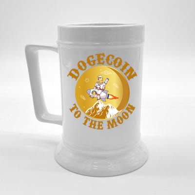 Dogecoin Vintage To The Moon Beer Stein