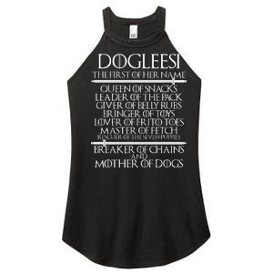 Dogleesi The First Of Her Name Mother Of Dogs Women’s Perfect Tri Rocker Tank