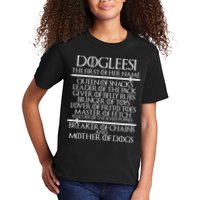 Dogleesi The First Of Her Name Mother Of Dogs Kids T-Shirt
