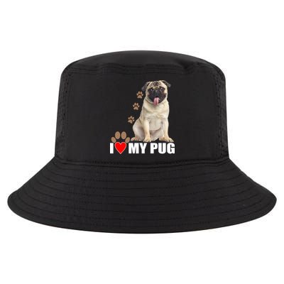 Dogs - I Love My Pug Cool Comfort Performance Bucket Hat