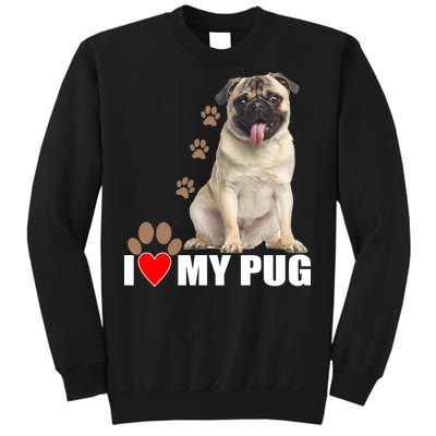 Dogs - I Love My Pug Sweatshirt