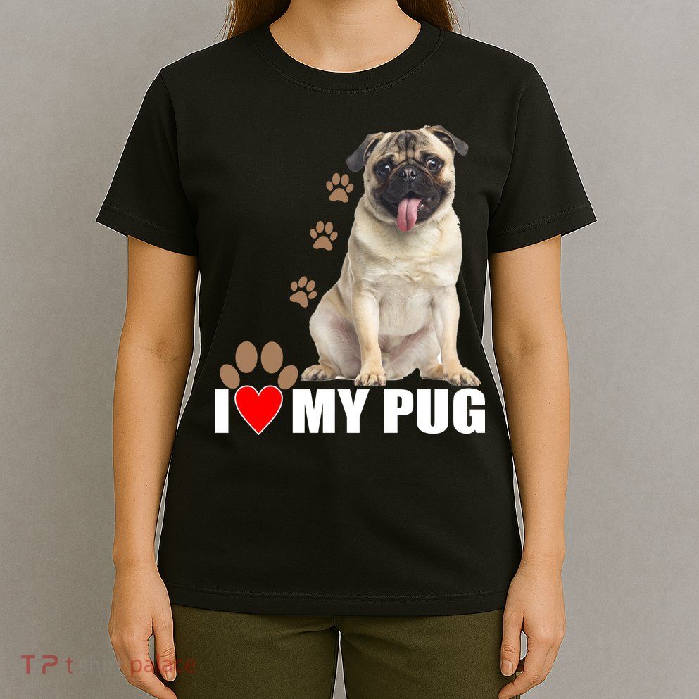 Dogs - I Love My Pug T-Shirt