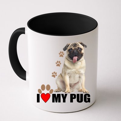 Dogs - I Love My Pug Mug