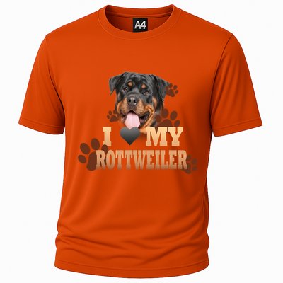 Dogs - I Love My Rottweiler Cooling Performance Crew T-Shirt