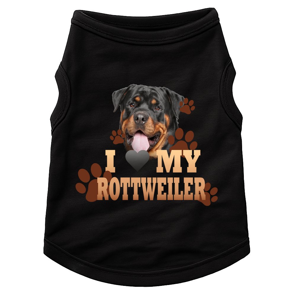 Dogs - I Love My Rottweiler Doggie Tank