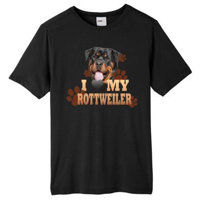 Dogs - I Love My Rottweiler Tall Fusion ChromaSoft Performance T-Shirt