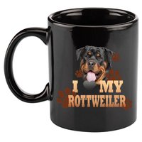 Dogs - I Love My Rottweiler 11oz C Handle Ceramic Mug