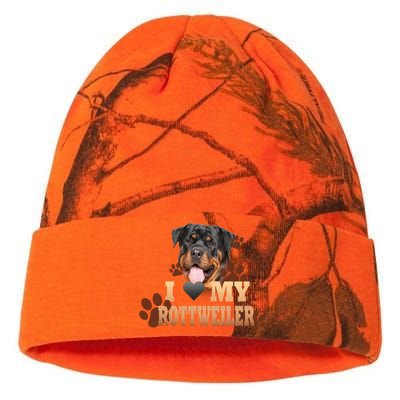 Dogs - I Love My Rottweiler Kati Licensed 12" Camo Beanie