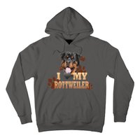 Dogs - I Love My Rottweiler Hoodie