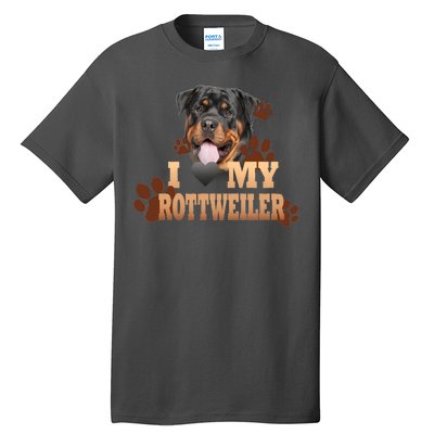 Dogs - I Love My Rottweiler Tall T-Shirt