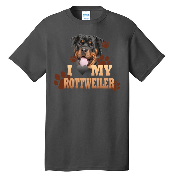 Dogs - I Love My Rottweiler Tall T-Shirt