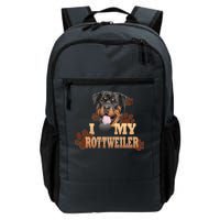 Dogs - I Love My Rottweiler Daily Commute Backpack